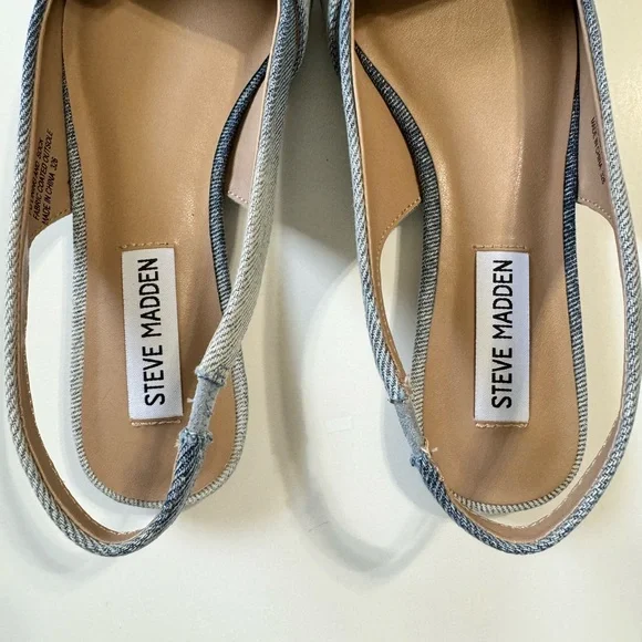 Steve Madden Denim flats - Picture 3 of 8